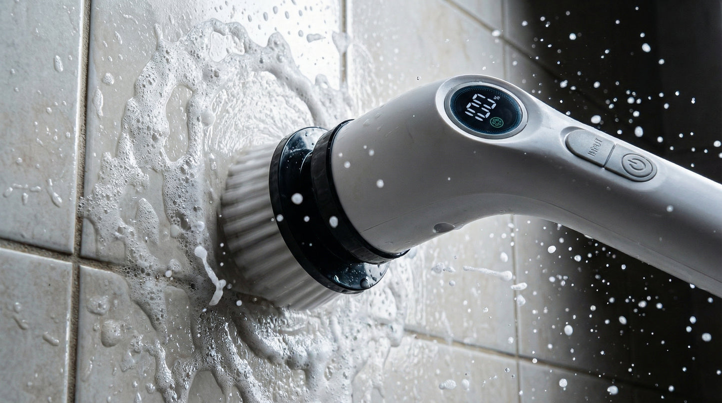 BrightSpin Pro™ Electric Cleaning Scrubber (7 Heads + Extendable Handle)