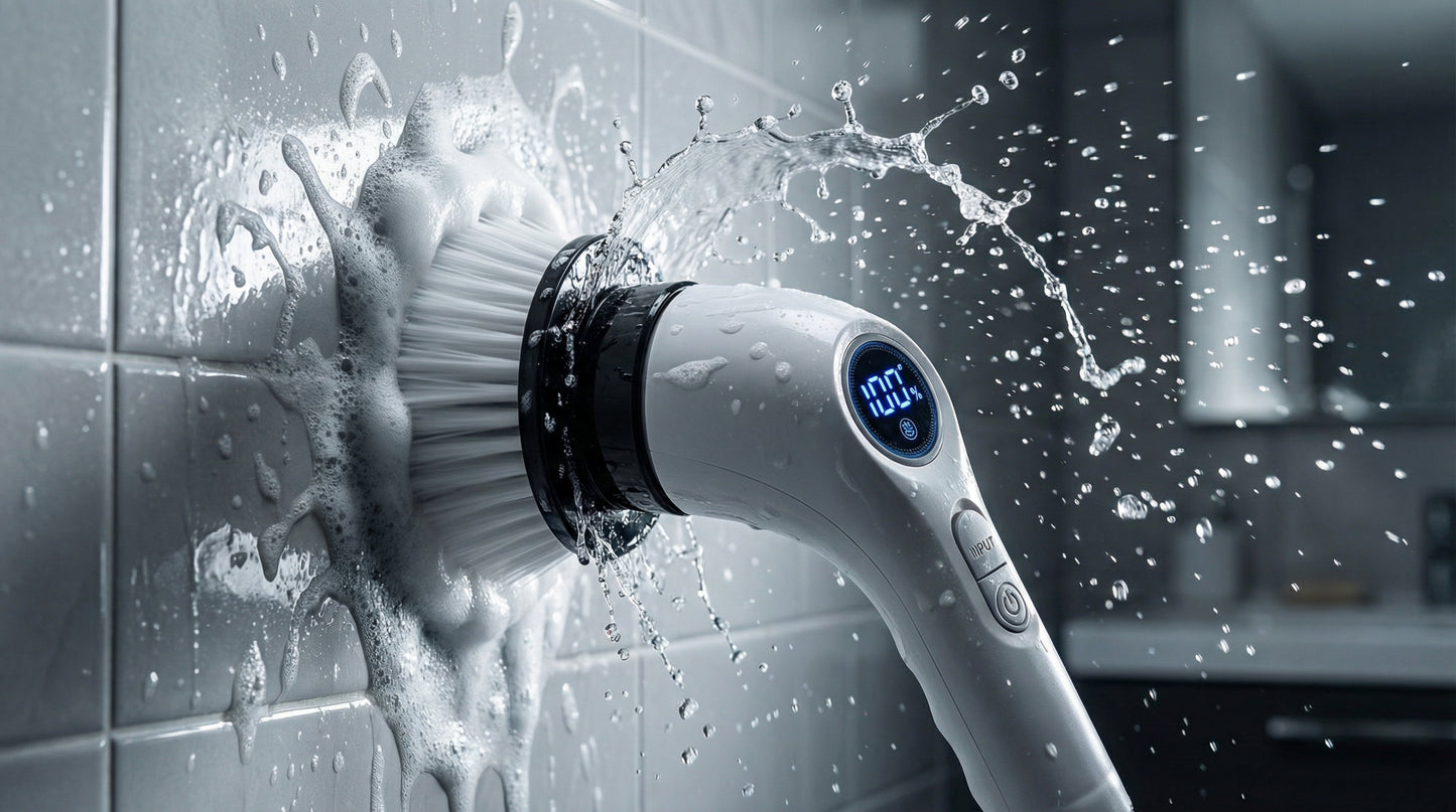 BrightSpin Pro™ Electric Cleaning Scrubber (7 Heads + Extendable Handle)